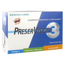Bausch & Lomb PreserVision 3 - 60 capsules - Cure 1 mois