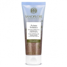 Sanoflore Aciana Botanica Grains de Gommage 75ml Bio pour Peau Normale, Rougeurs et Couperose, Peau Mixte, Peau Grasse, Peau Sensible, Peau Sèche à 