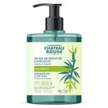 Château Rouge Huile de Douche Unifiante Bambou 500ml - Nourrissant - pour Peau Noire, Mate et Métisse