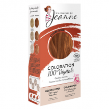 Les Couleurs de Jeanne Coloration Végétale Cuivré Doré Bio 100g Vegan