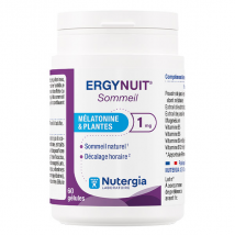 Nutergia ERGYNUIT Sommeil et plantes 60 gélules 1mg