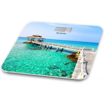 Mx Onda Báscula Baño Electrónica con Termómetro Ambiental MX-Onda