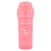 Twistshake Biberon Anti-Colique Rose Pastel +2m 260ml