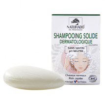 Naturado Shampoing Solide Dermatologique Bio 75g Vegan