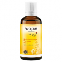 Weleda Bébé Huile de Massage Ventre 50ml Bio