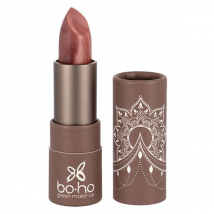 Boho Green Make-Up Lèvres Rouge à Lèvres Bio N°404 Rose Anglais 3,5g Effet Brillant, Satiné