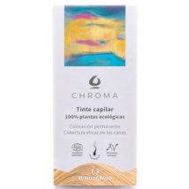 Chroma Tinte Capilar Natural Rubio Dorado 7.3 500 gr