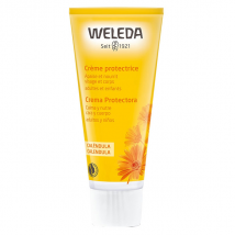 Weleda Calendula Crème Protectrice Bio 75ml Vegan pour Peau Normale, Peau Mature, Peau Sensible, Peau Sèche à Très Sèche