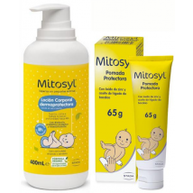 Mitosyl Crema Protectora Pañal 65 gr + Loción Corporal Hidratante 400 ml