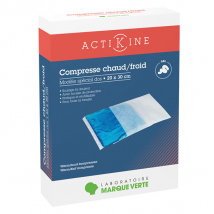 Marque Verte Actikiné Compresse Chaud Froid 20x30cm - Grand Format -