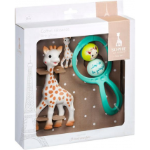 Sophie la girafe Set regalo Sophie la girafe + Sonajero swing + Llavero Sophie Hevea