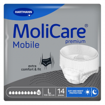 MoliCare Mobile Pañales Incontinencia Severa 10 Gotas Talla L 14 uds