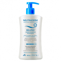 Neutraderm Relipid+ Crème de Douche Relipidante 400ml - Nourrissant, Apaisant et Anti-irritation, Hydratant -