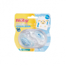 Nuby Sucettes Phosphorescentes Little Moments Dream Big 0-6m Lot de 2 - Phosphorescent -