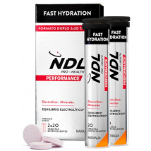NDL Pro-Health Hidratación Rápida Naranja 2x20 Tabletas Efervescentes