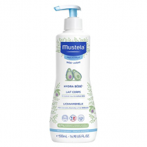Mustela Soin Hydratant Hydra Bébé Lait Corps 500ml - Hydratant et Nourrissant - pour Peau Normale