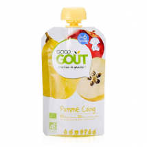 Good Goût Gourde Compote de Fruits Pomme Coing +6m Bio 120g Vegan
