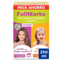 FullMarks Kit Tratamiento Antipiojos y Liendres