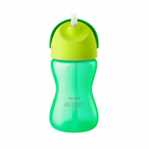 Avent Tasse Paille +12 mois 300ml Verte - Silicone -