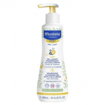 Mustela Bain & Toilette Gel Lavant Nourrissant au Cold Cream 300ml pour Peau Sèche à Très Sèche