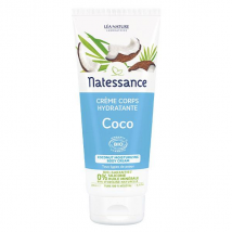 Natessance Crème Corps Hydratante Coco 200ml Bio pour Peau Normale