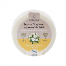 Haut-Ségala Beurre Corporel au Monoi de Tahiti 120ml Bio pour Peau Normale, Peau Sèche à Très Sèche
