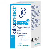 Bausch & Lomb Ceruprotect prévention des otites spray oreille 10 ml