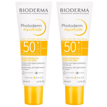 Bioderma Photoderm Aquafluide Colorless SPF50+ 2x40 ml
