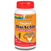 Solaray Super Ibuactin 60 Cápsulas Vegetales