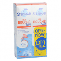 Stérimar Nez Bouché Bébé Lot de 2 x 100ml