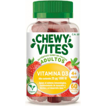 Chewy Vites Adulto Vitamina D +4Años 60 Gominolas