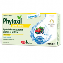 Phytoxil Pastilles Gorges irritées fruits rouge - Dispositif médical