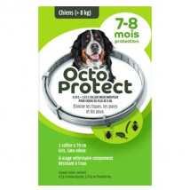 Octoprotect Collier anti puces et anti piques Grand Chien