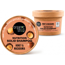 Organic Shop Shampoing Solide Nourrissant Miel et Macadamia 60 gr
