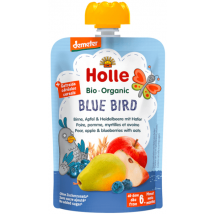 Holle Smoothie BLUE BIRD Pear, Apple, Blueberry and Oats +6m 100 gr