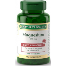 Nature's Bounty Magnesio 250 mg 100 Comprimidos Recubiertos
