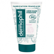 Dermophil Indien Crème Mains Hydratante Pivoine Bio 50ml - Hydratant et Nourrissant -