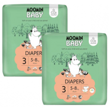 Moomin Baby Pañales Talla 3 (5-8 Kg) 2x48 uds