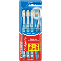 Colgate Extra Clean Cepillo de Dientes 4 uds