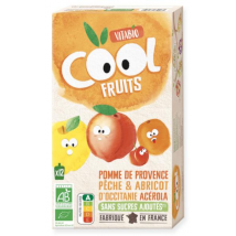 Vitabio Cool Fruits Manzana, Melocotón y Albaricoque 12x90 gr