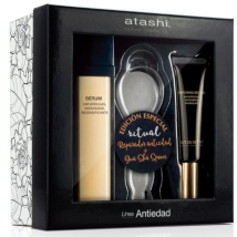 Atashi Sérum Redensificante 50 ml + Contorno de Ojos Antiarrugas 15 ml + Gua Sha Spoon