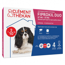 Clement Thekan Anti-Puces Anti-Tiques Chien 2-10kg 4 Pipettes - Anti-Puce, Anti-Tique -