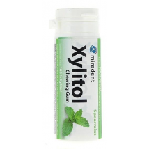 Miradent Xylitol Chicle Hierbabuena 30 unidades