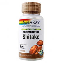 Solaray Shitaké 500mg 60 capsules végétales Bio
