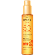 Nuxe Sun Óleo Bronzeador para Rosto e Corpo FPS50 150 ml