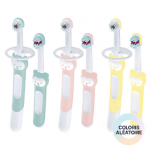 MAM Kit Brosses à Dents – Brosse d'Apprentissage + Brosse Premières Dents