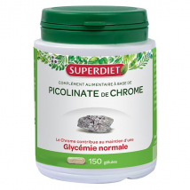 Superdiet Picolinate de Chrome 150 gélules Bio