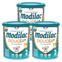 Modilac Doucéa Lait Infantile 2ème Âge LF+ 820g - Lot de 3