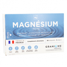 Granions Oligo Magnésium 150mg 30 ampoules