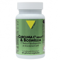 Vit'all+ Curcuma C3 Reduct & Boswellia C3 Reduct hautement biodisponible 60 gélules végétales